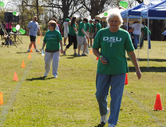 Participants take part in fun and fellowship during a Walk it Out Cleveland event